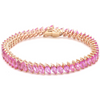 PINK SAPPHIRE MARQUISE TENNIS BRACELET