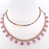 PARTY-COLORED SAPPHIRE TENNIS NECKLACE | EVERYDAY NECKLACE