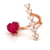 RUBY CUPID RING