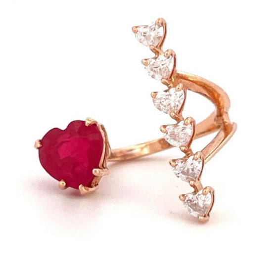 RUBY CUPID RING