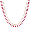 DIAMOND & RUBY FRINGE NECKLACE