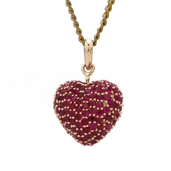 PUFFY HEART PENDANT