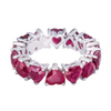 RUBY HEART ETERNAL RING