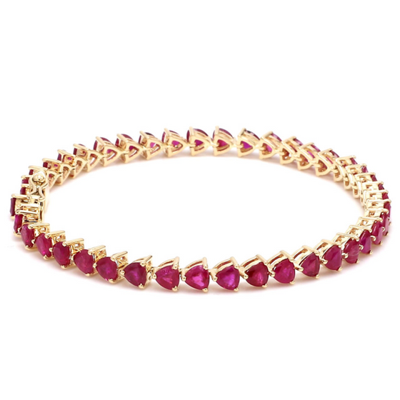 RUBY TRILLION TENNIS BRACELET