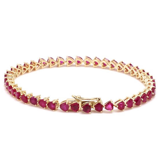 RUBY TRILLION TENNIS BRACELET