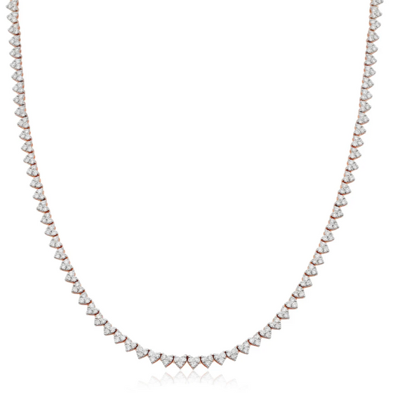 MICRO DIAMOND HEARTS CHOKER | NECKLACE