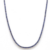 BLUE SAPPHIRE TENNIS NECKLACE | EVERYDAY NECKLACE