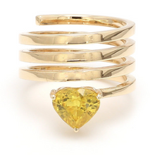  'HEART OF THE TORNADO' YELLOW SAPPHIRE RING