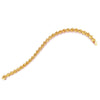 YELLOW SAPPHIRE HEART TENNIS BRACELET